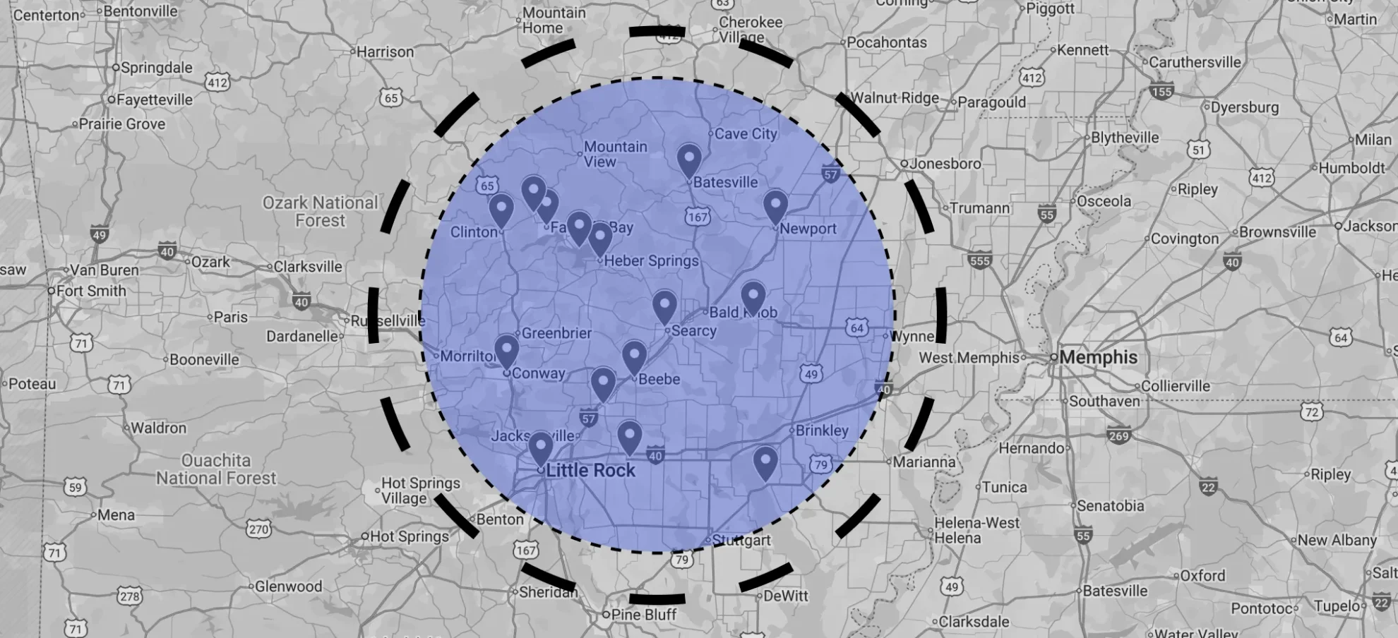 Map Form Full Width Frame